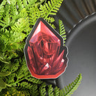 MATTE STICKER: Red and Black Crystal with Black Moon