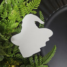 Resting Witch Face Skull and Candles - MATTE STICKER