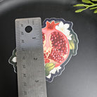 MATTE STICKER: Pomegranate and Narcissus - Hades and Persephone Decorative Sticker Acornandcrowstudio
