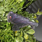 MATTE STICKER: Crow and Red Thread of Fate Decorative Sticker Acornandcrowstudio