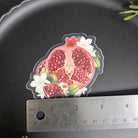 MATTE STICKER: Pomegranate and Narcissus - Hades and Persephone Decorative Sticker Acornandcrowstudio