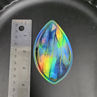 GLOSSY STICKER: Labradorite Crystal with HOLOGRAPHIC Overlay Decorative Sticker Acornandcrowstudio
