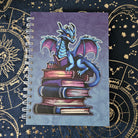 A5 Size SPIRAL NOTEBOOK : Book Dragon with Lined Pages