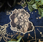 MATTE STICKER: Anatomical Fear Frankenstein Heart Decorative Sticker Acornandcrowstudio