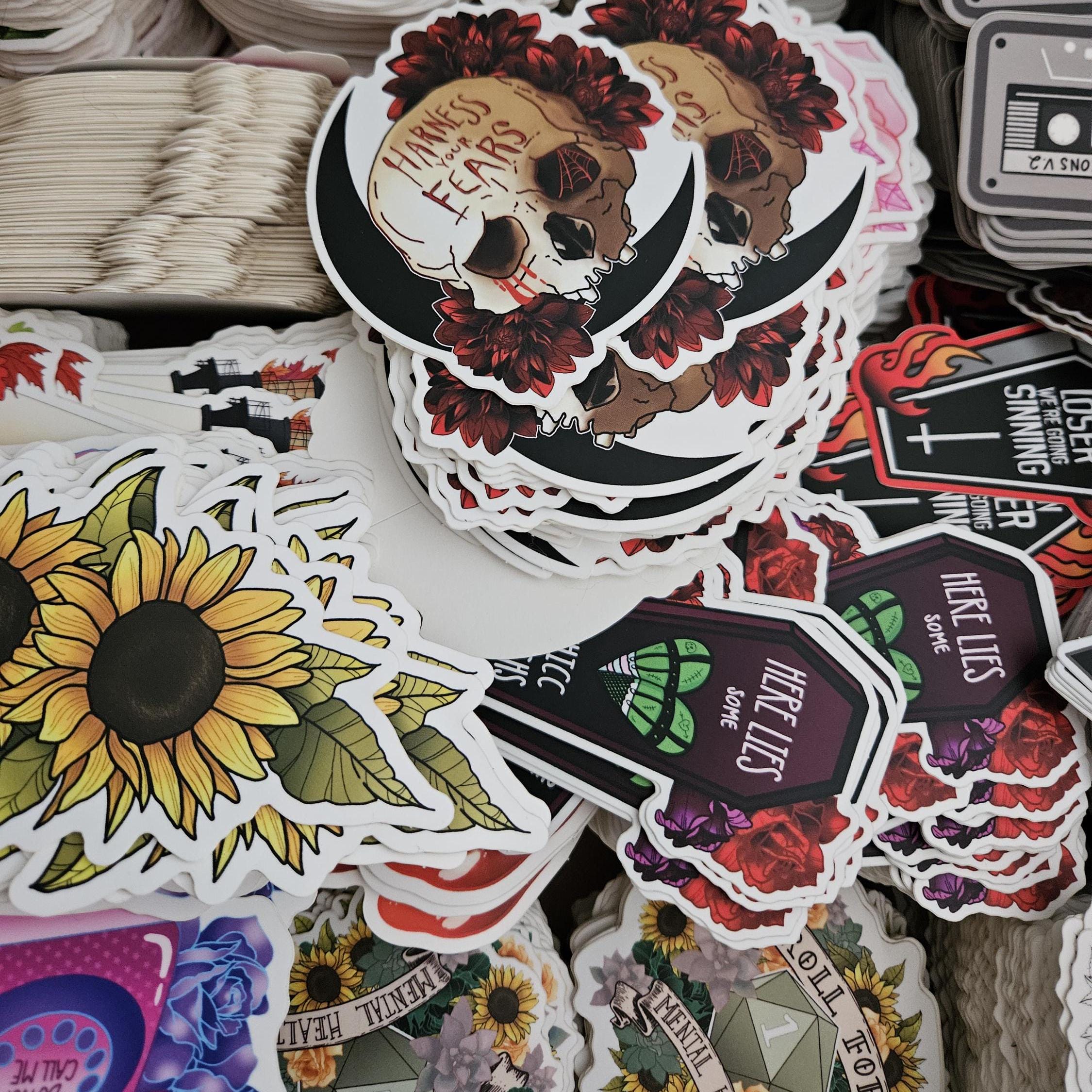 STICKER PACK: Sticker Pack - 10 RANDOM Stickers Per Pack Acornandcrowstudio