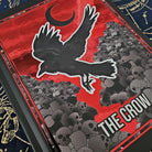 HARDCOVER FOIL 7x9 Crow Notebook with Black Interior Pages