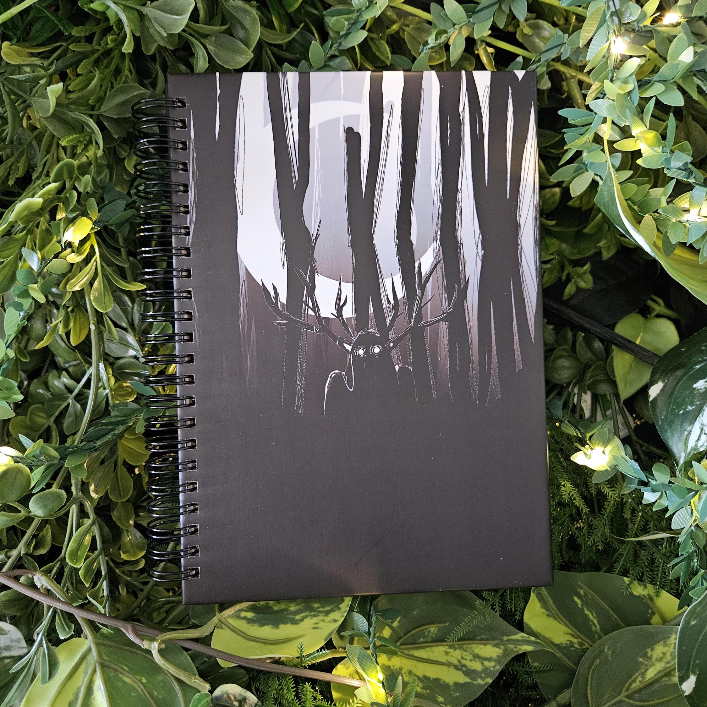 REUSABLE STICKER BOOK A5 : The Watcher in the Dark Woods