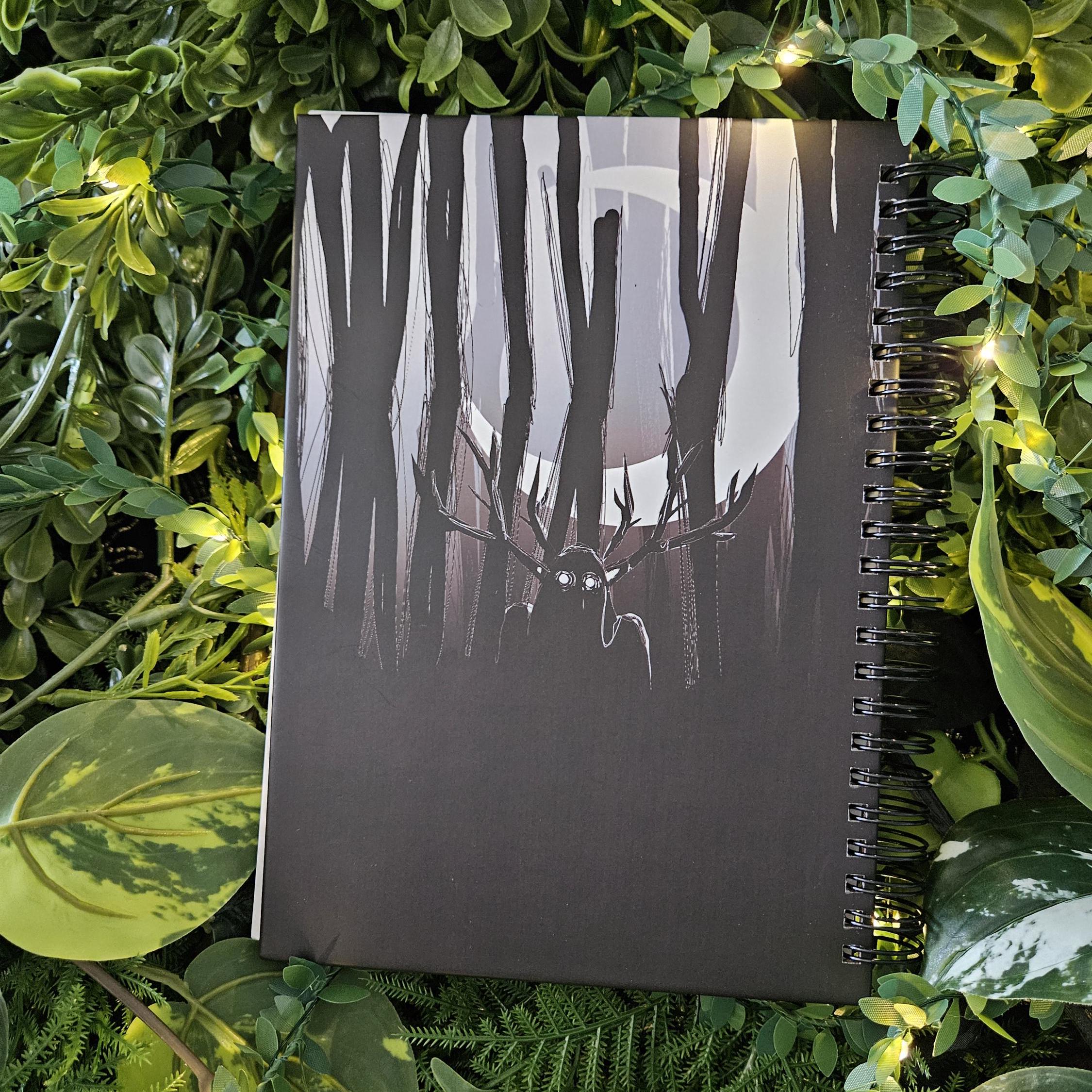 REUSABLE STICKER BOOK A5 : The Watcher in the Dark Woods