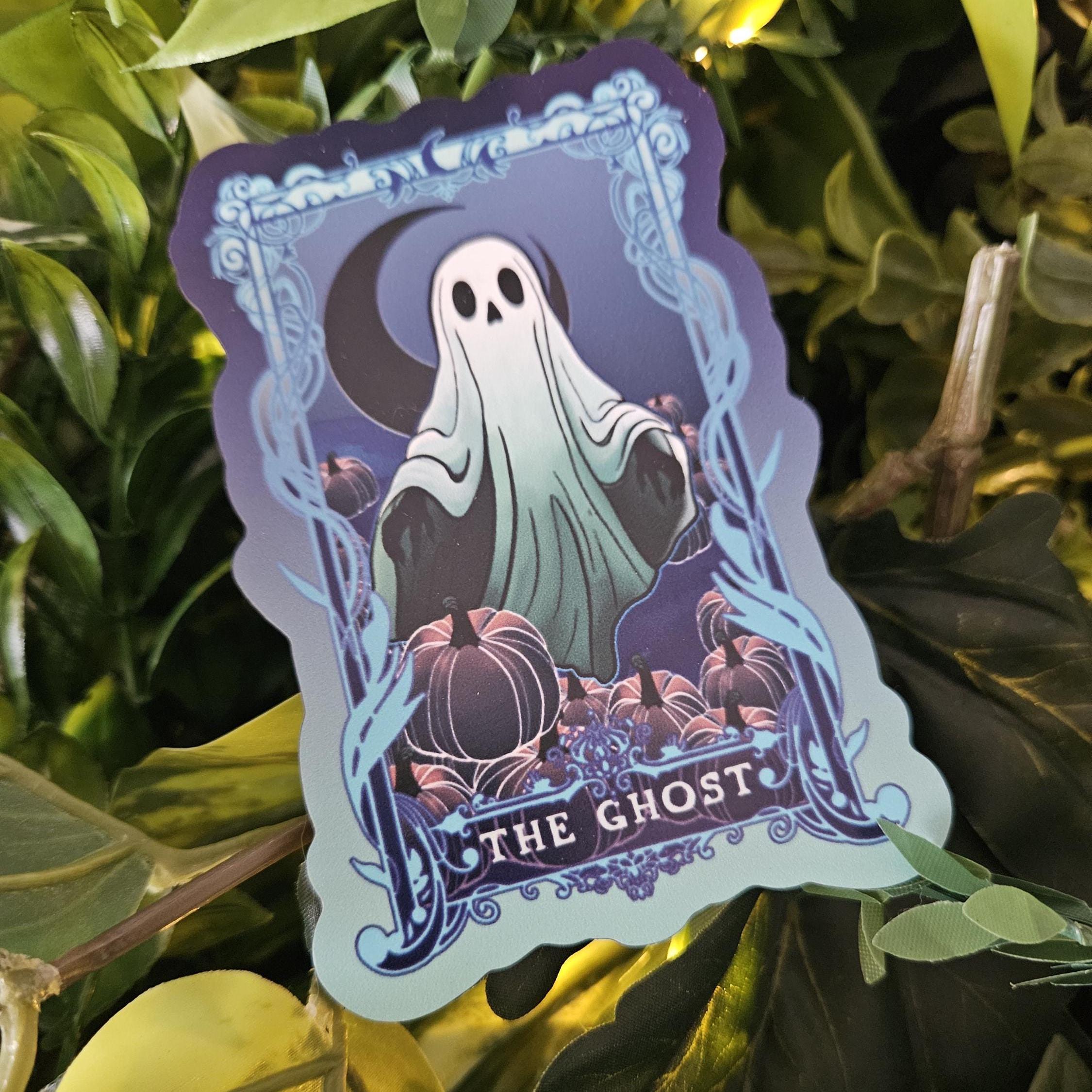 MAGNET: The Ghost Teal Tarot Card Style