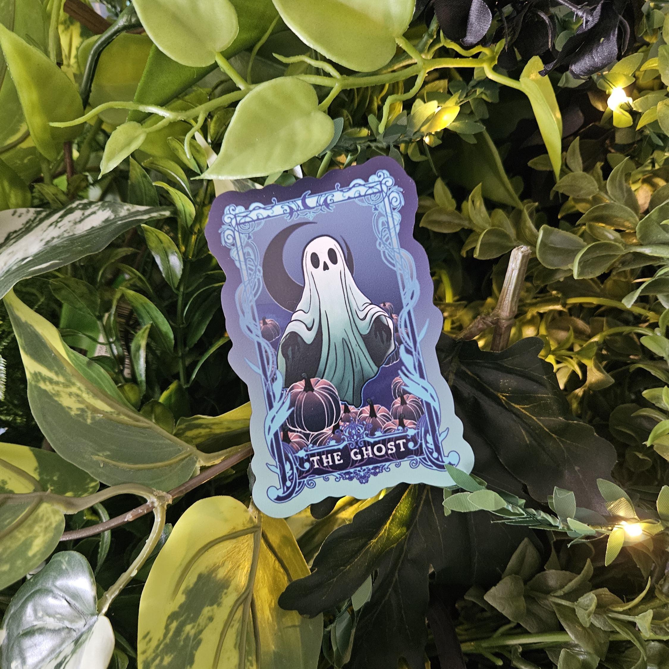 MAGNET: The Ghost Teal Tarot Card Style