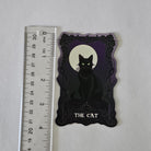 MAGNET: The Cat Purple Tarot Card Style