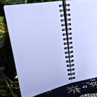 4x6 HANDMADE SPIRAL NOTEBOOK: Book Dragon with Stack of Books Acornandcrowstudio