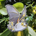 MATTE STICKER: Honduran Ghost Bat with Lemon Flowers
