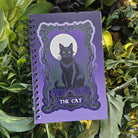 4x6 HANDMADE SPIRAL NOTEBOOK: The Cat Tarot Style