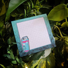 STICKY NOTES: Anxietea Teal 'Tea' Can Dotted Style Sticky Memo Pad - 3x3 inches