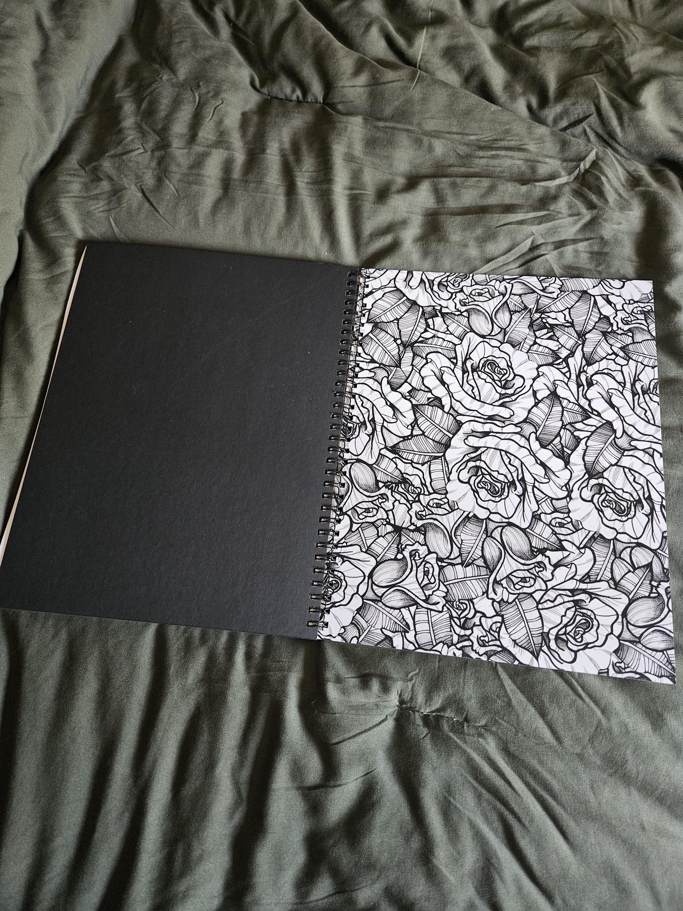 8.5 x 11 HANDMADE SPIRAL NOTEBOOK: Plague Doctor