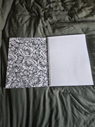 8.5 x 11 HANDMADE SPIRAL NOTEBOOK: Plague Doctor