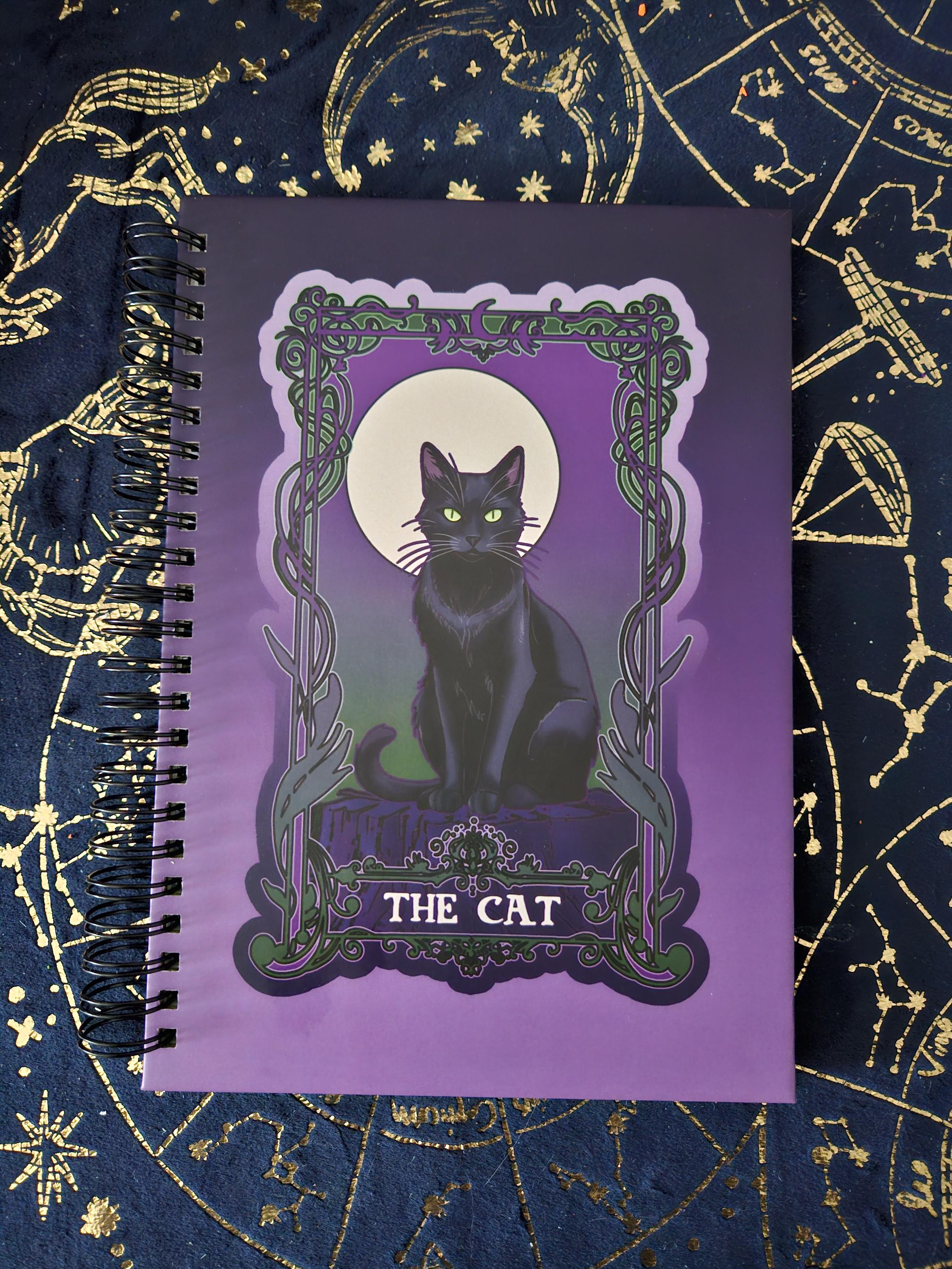 REUSABLE STICKER BOOK A5 : The Cat Tarot Card
