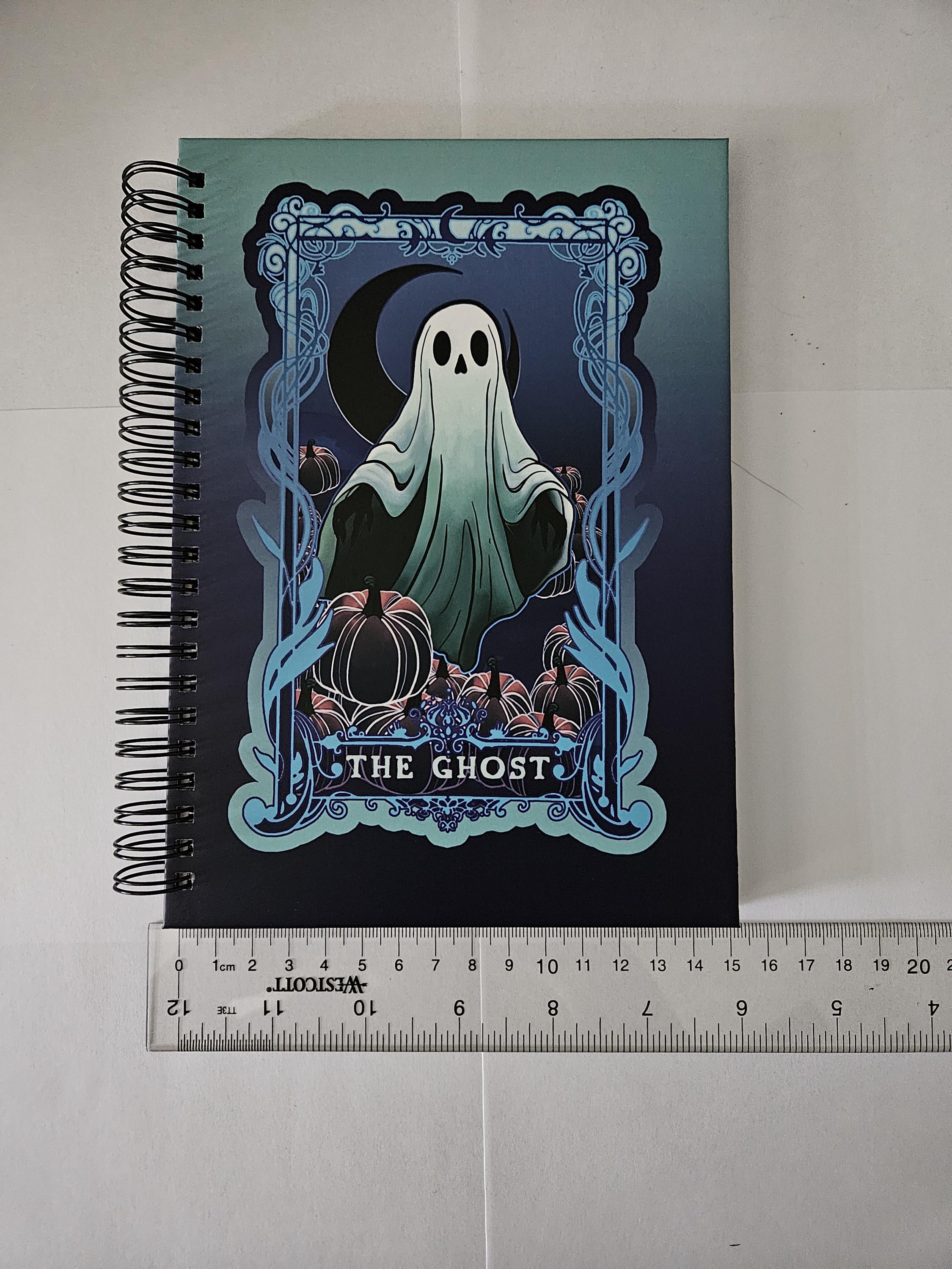 REUSABLE STICKER BOOK A5 : The Ghost Tarot Card