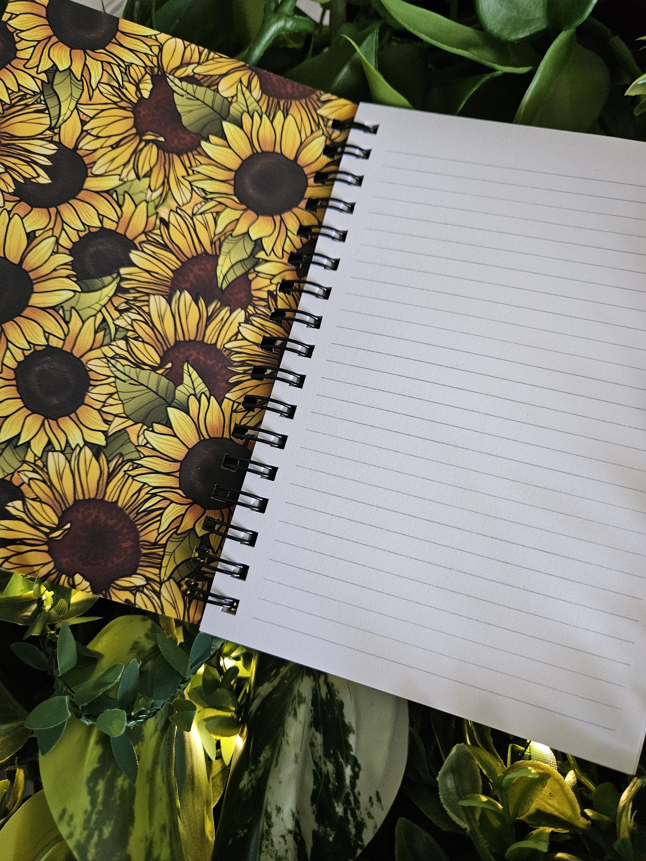 4x6 HANDMADE SPIRAL NOTEBOOK: Roll for Mental Health Natural One D20 Acornandcrowstudio