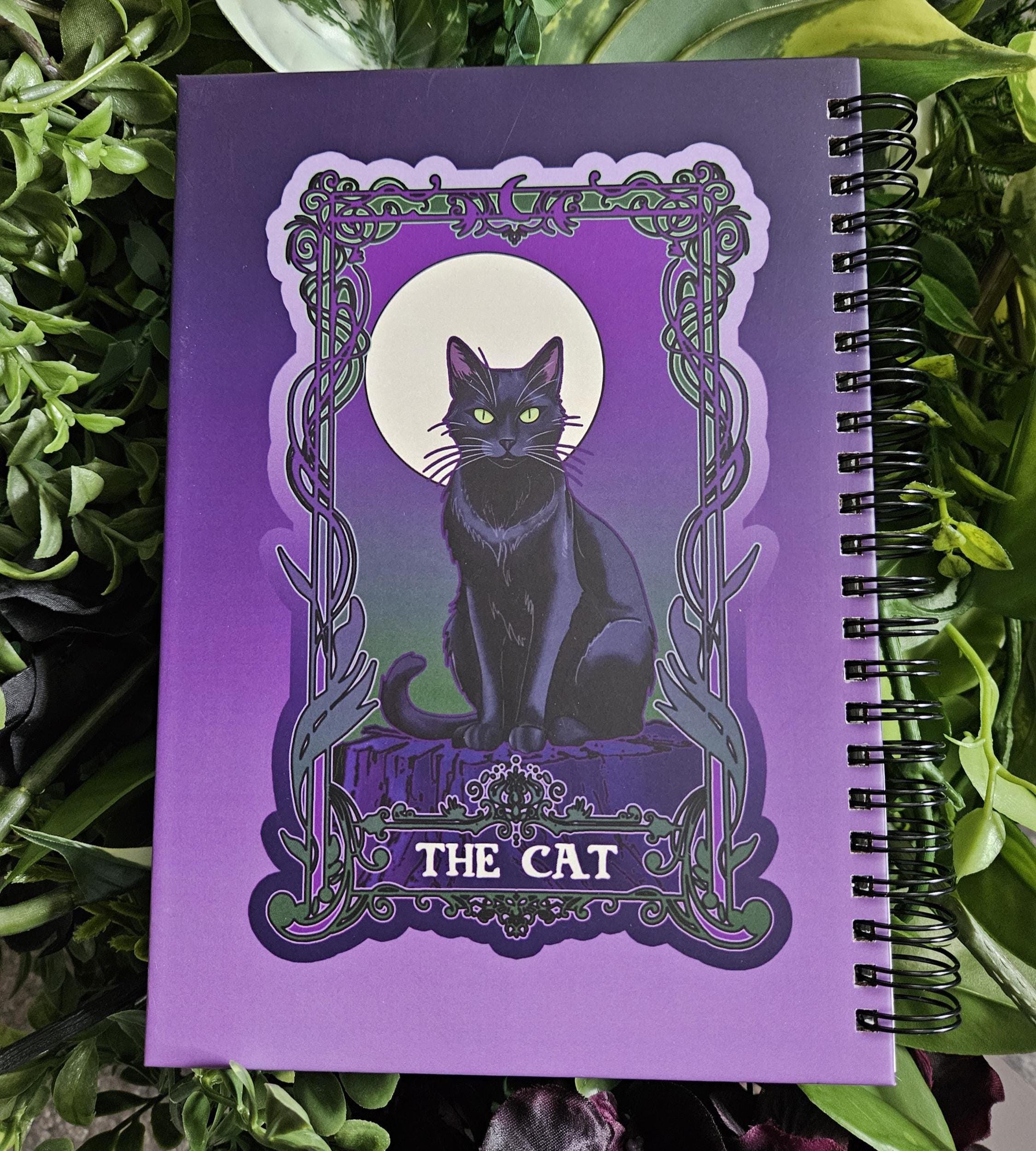 REUSABLE STICKER BOOK A5 : The Cat Tarot Card
