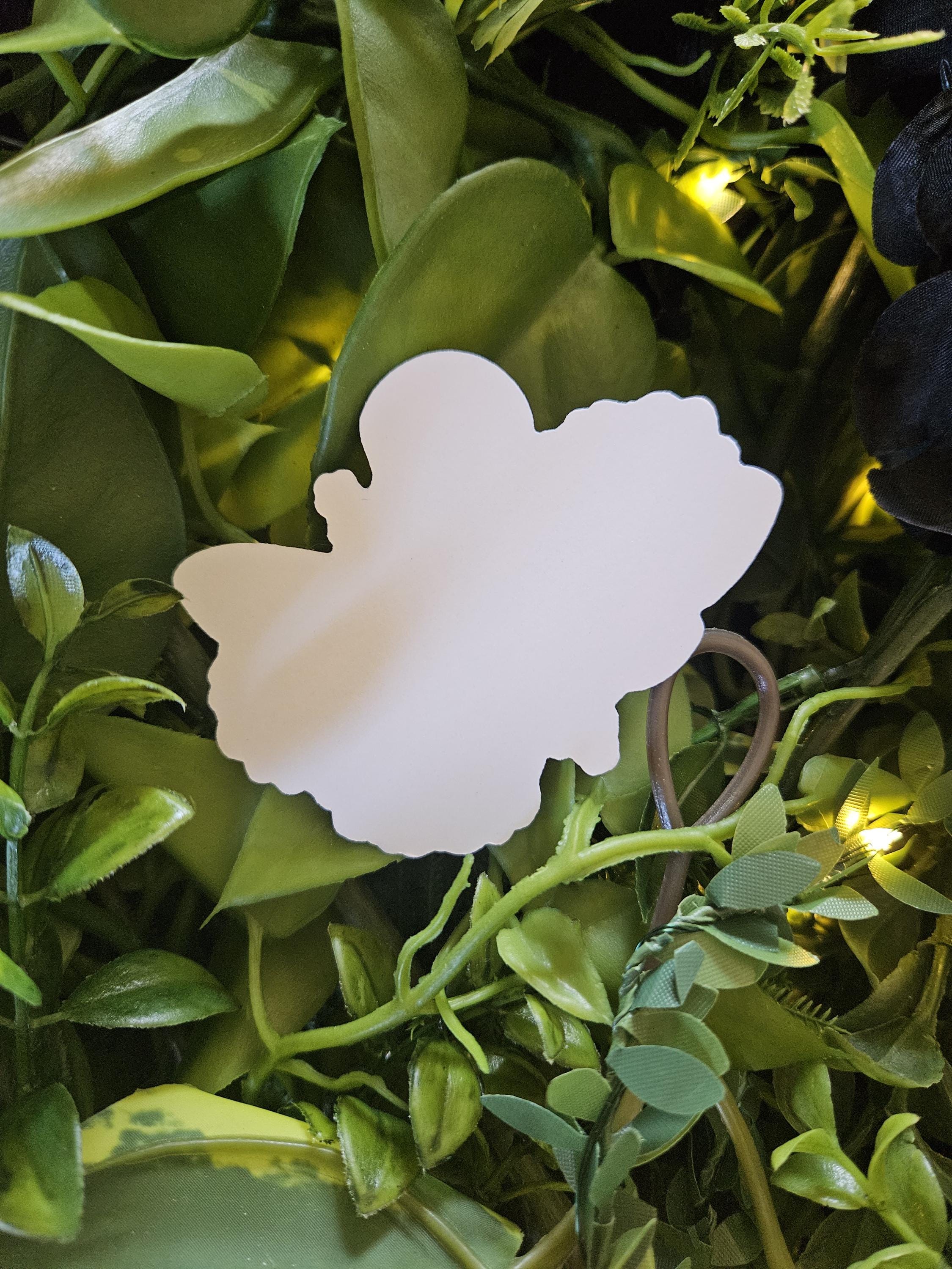 MATTE STICKER: Hawk Moth with Dahlias