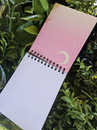 4x5 inches HANDMADE Top Bound SPIRAL NOTEBOOK: Rosy Maple Moth