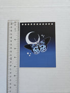 4x5 inches HANDMADE Top Bound SPIRAL NOTEBOOK: Blue Tiger Moth