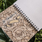 4x6 HANDMADE SPIRAL NOTEBOOK: Note Taker D20 Acornandcrowstudio