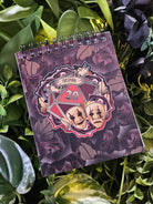 4x5 Top Bound HANDMADE SPIRAL NOTEBOOK: Thespian D20 Acornandcrowstudio