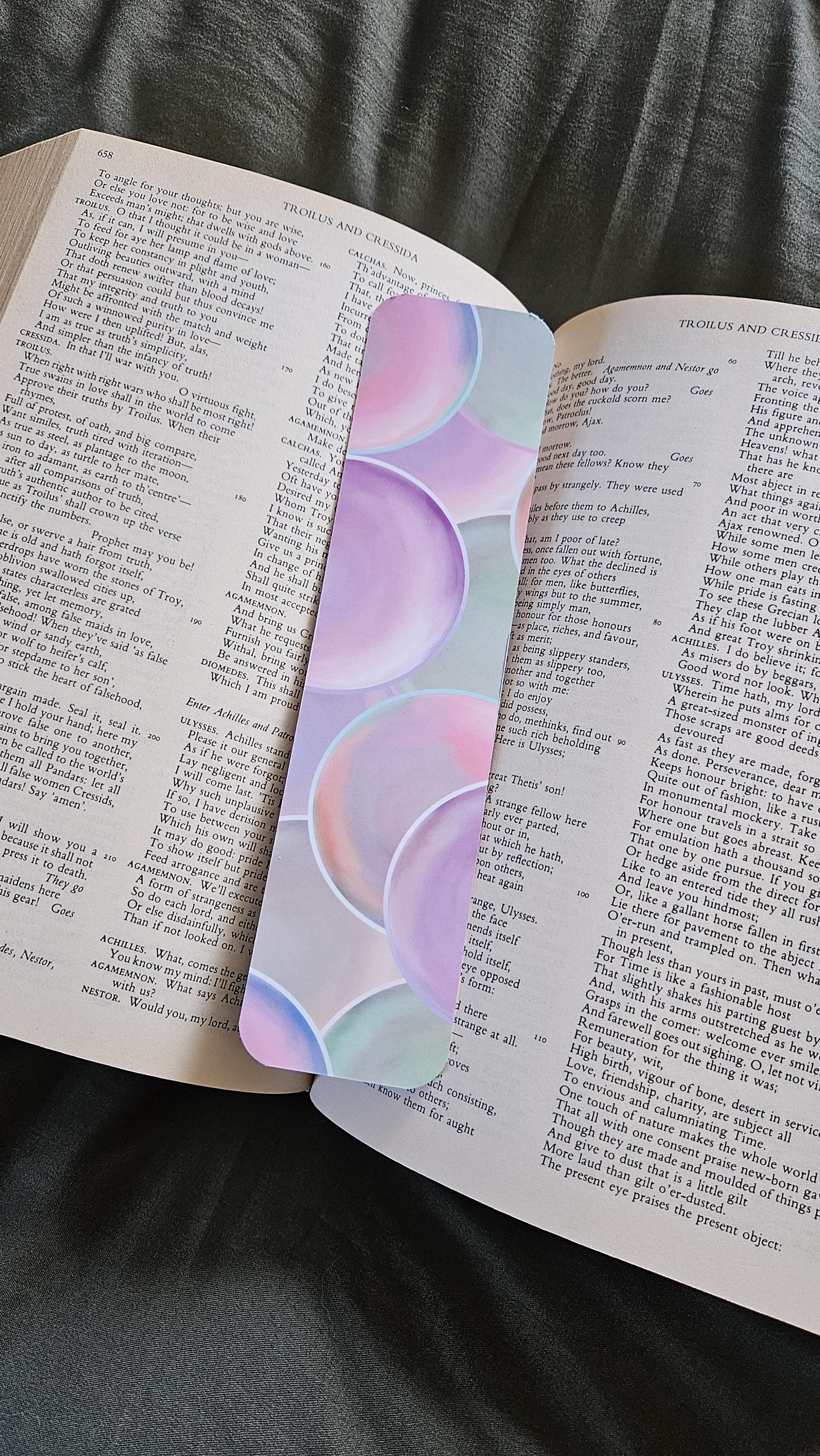 BOOKMARK: Pearl Crystal 'Soft Touch' Acornandcrowstudio