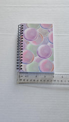 4x6 inches HANDMADE SPIRAL NOTEBOOK: Pearl and Roses Acornandcrowstudio