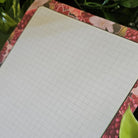 NOTEPAD 5 x 8: Pomegranate Grid Pages Acornandcrowstudio