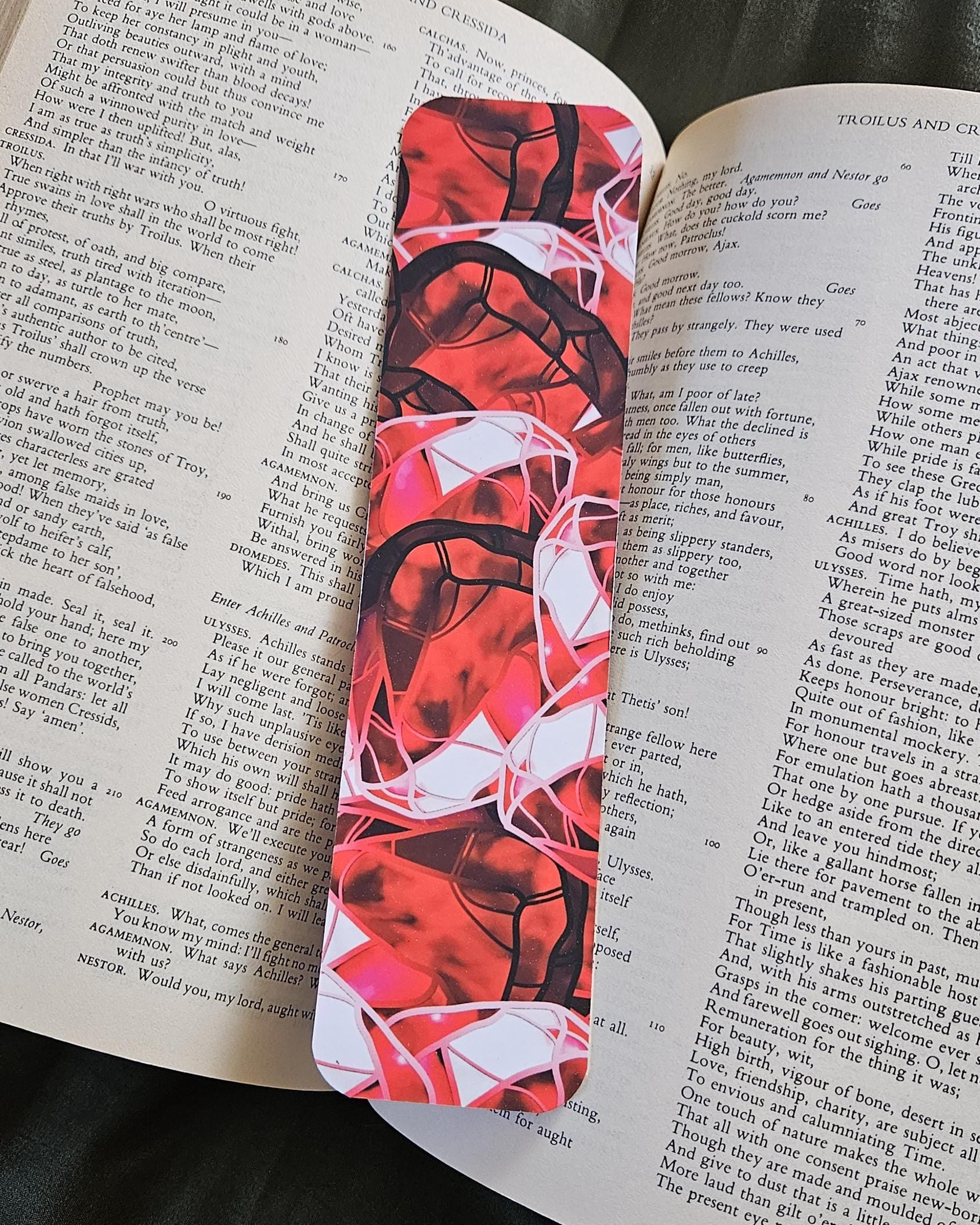 BOOKMARK: Ruby Crystal 'Soft Touch' Acornandcrowstudio