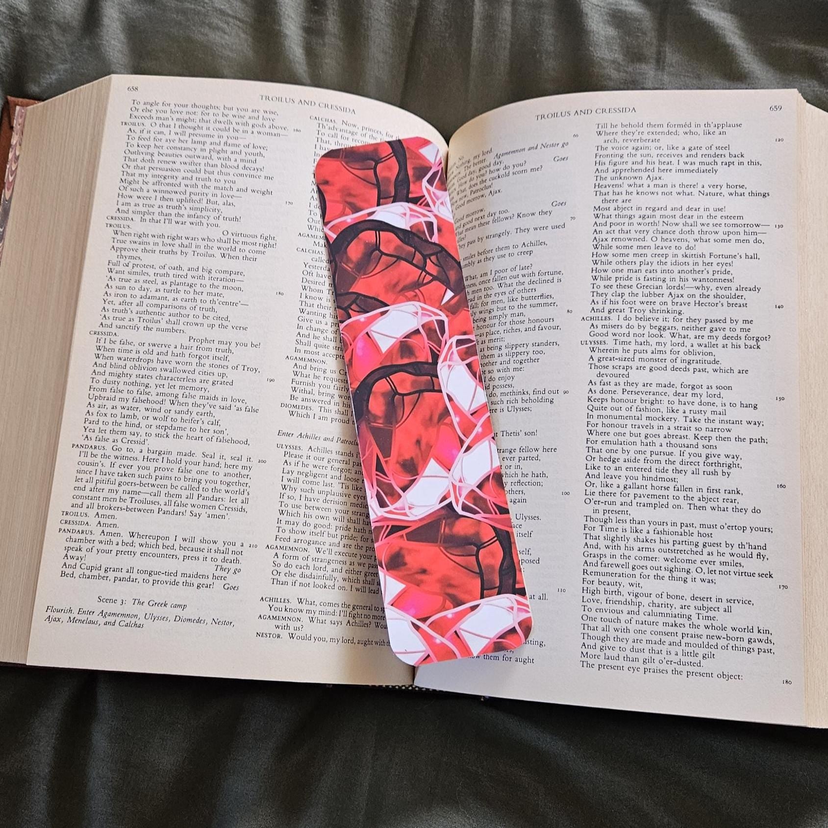 BOOKMARK: Ruby Crystal 'Soft Touch' Acornandcrowstudio