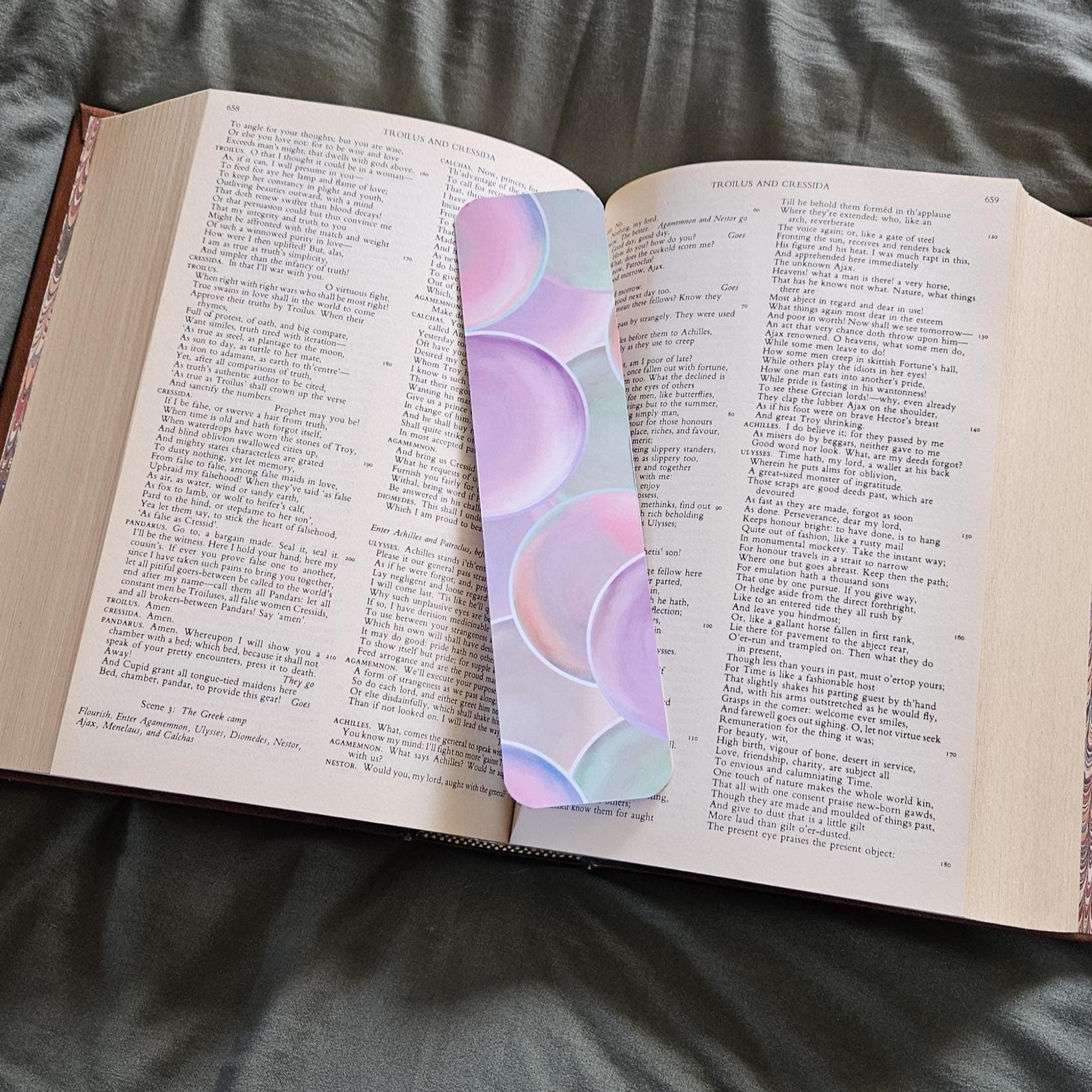 BOOKMARK: Pearl Crystal 'Soft Touch' Acornandcrowstudio