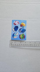 PLANNER STICKER SHEET : Birthstone Crystals Part 2 - Pearl, Topaz, Tanzanite, Sapphire, Opal, Peridot Acornandcrowstudio