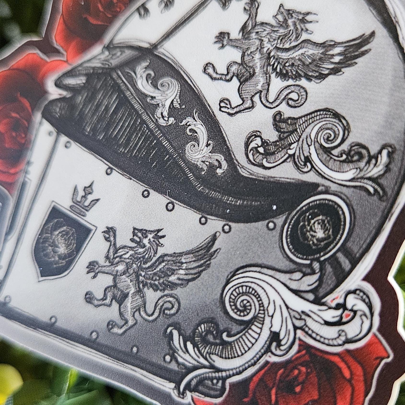 MATTE STICKER: Eques Fatali "Knight of Fate" - December Stationery Club STICKER Only Acornandcrowstudio