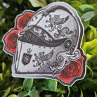 MATTE STICKER: Eques Fatali "Knight of Fate" - December Stationery Club STICKER Only Acornandcrowstudio