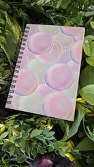 4x6 inches HANDMADE SPIRAL NOTEBOOK: Pearl and Roses Acornandcrowstudio