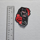 MATTE STICKER: Tired of Your Shit Coffin Acornandcrowstudio