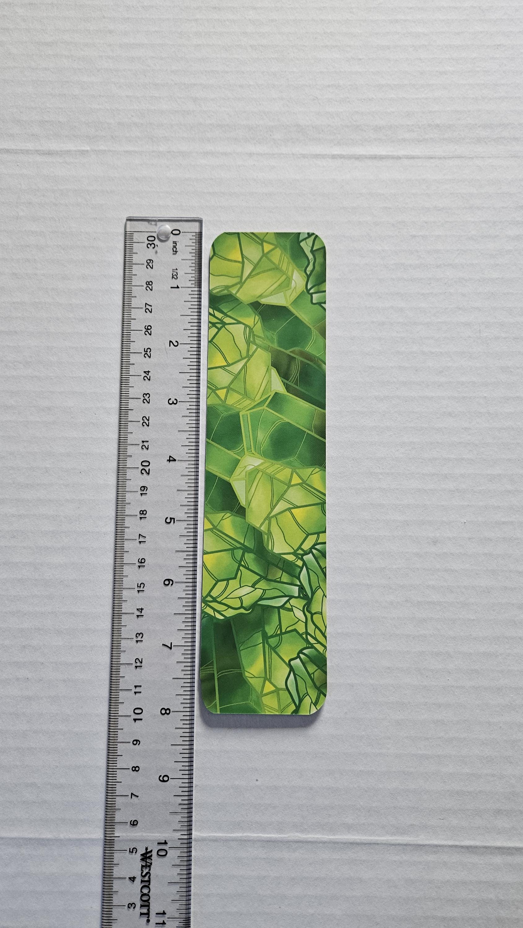 BOOKMARK: Peridot Crystal 'Soft Touch' Acornandcrowstudio