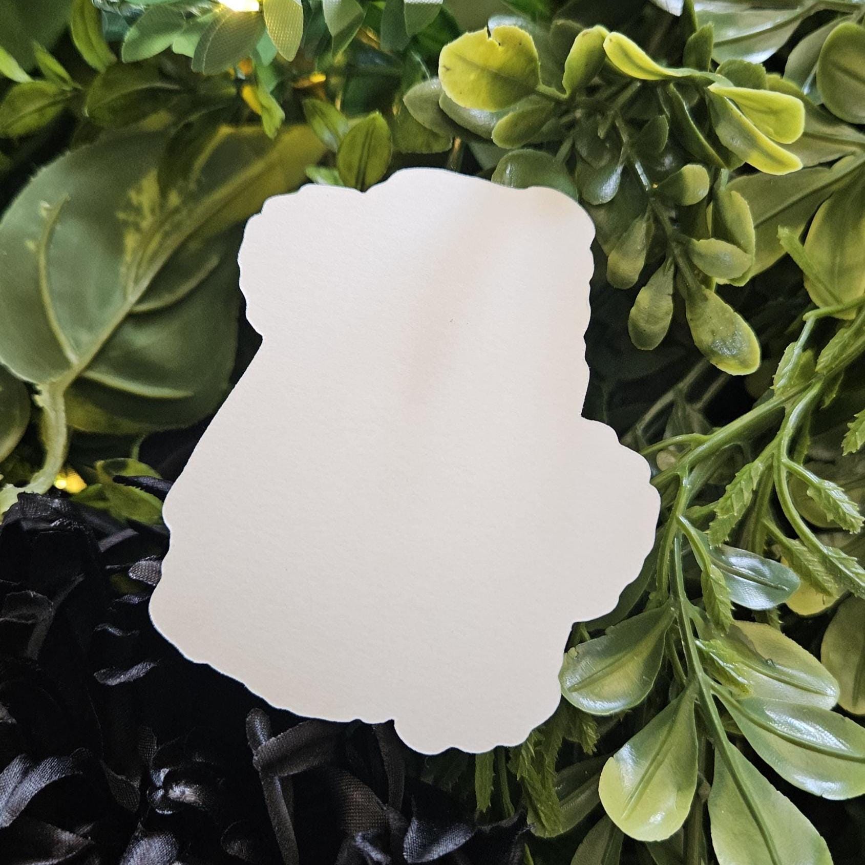 MATTE STICKER: October 'Alternate' Birthstone Tourmaline with Marigolds