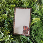 NOTEPAD 5 x 8: Gideon the Book Dragon Grid Pages Acornandcrowstudio