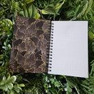 4x6 inches HANDMADE Spiral Notebook: Acorn Skull with Leaves Acornandcrowstudio