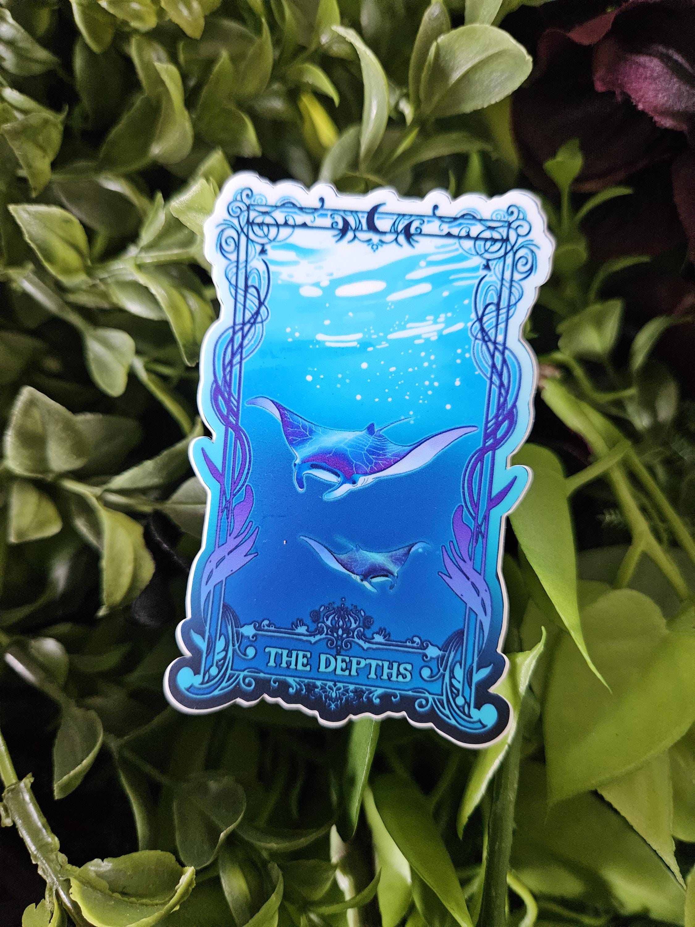 MATTE STICKER: The Depths - May Stationery Club STICKER Only Acornandcrowstudio