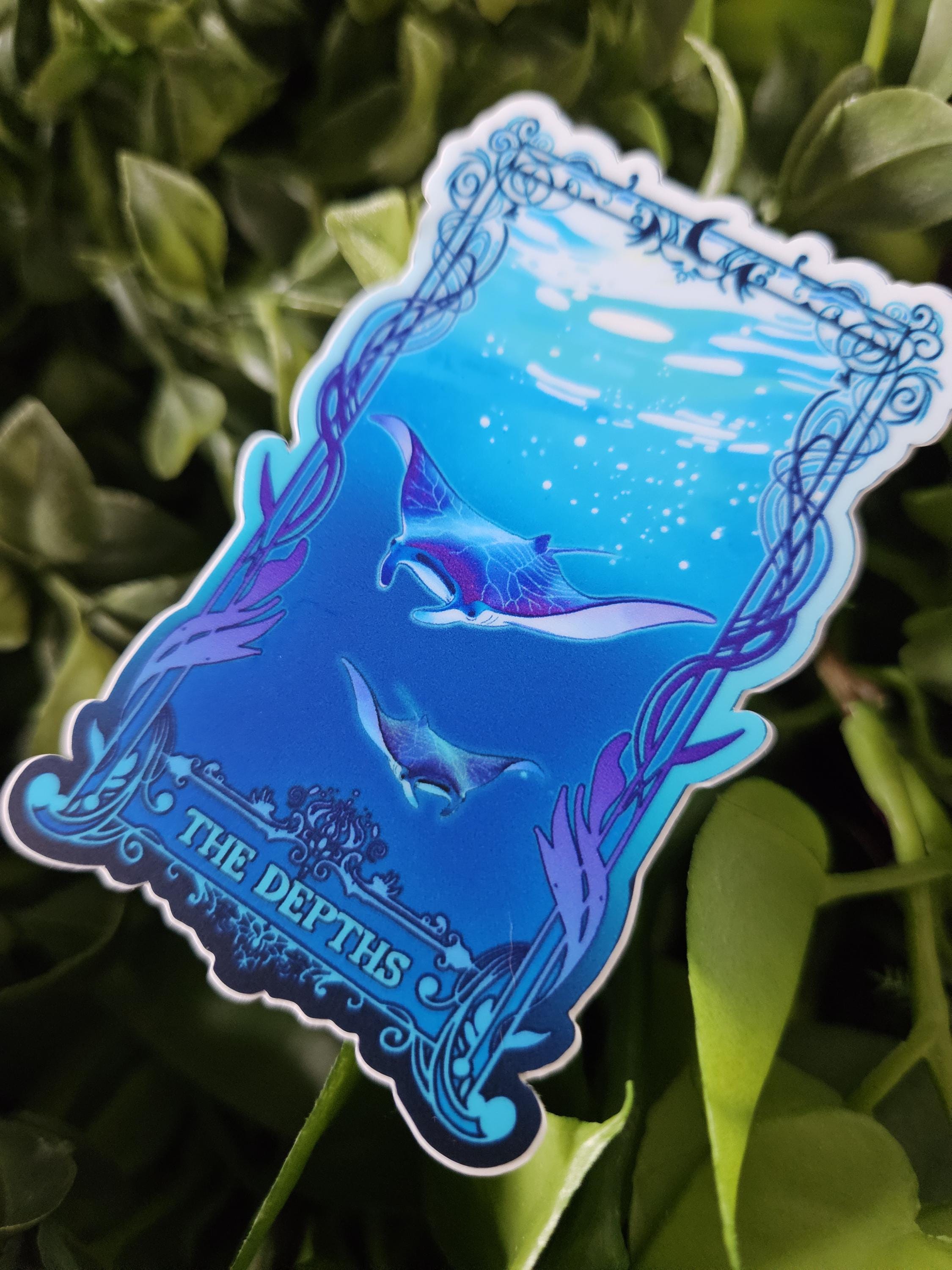 MATTE STICKER: The Depths - May Stationery Club STICKER Only Acornandcrowstudio