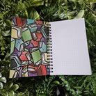 4x6 inches HANDMADE Spiral Notebook: Death by TBR Coffin and Skeleton Acornandcrowstudio