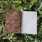 4x6 inches HANDMADE Spiral Notebook: Depresso Espresso Coffee Mug with Skull Acornandcrowstudio