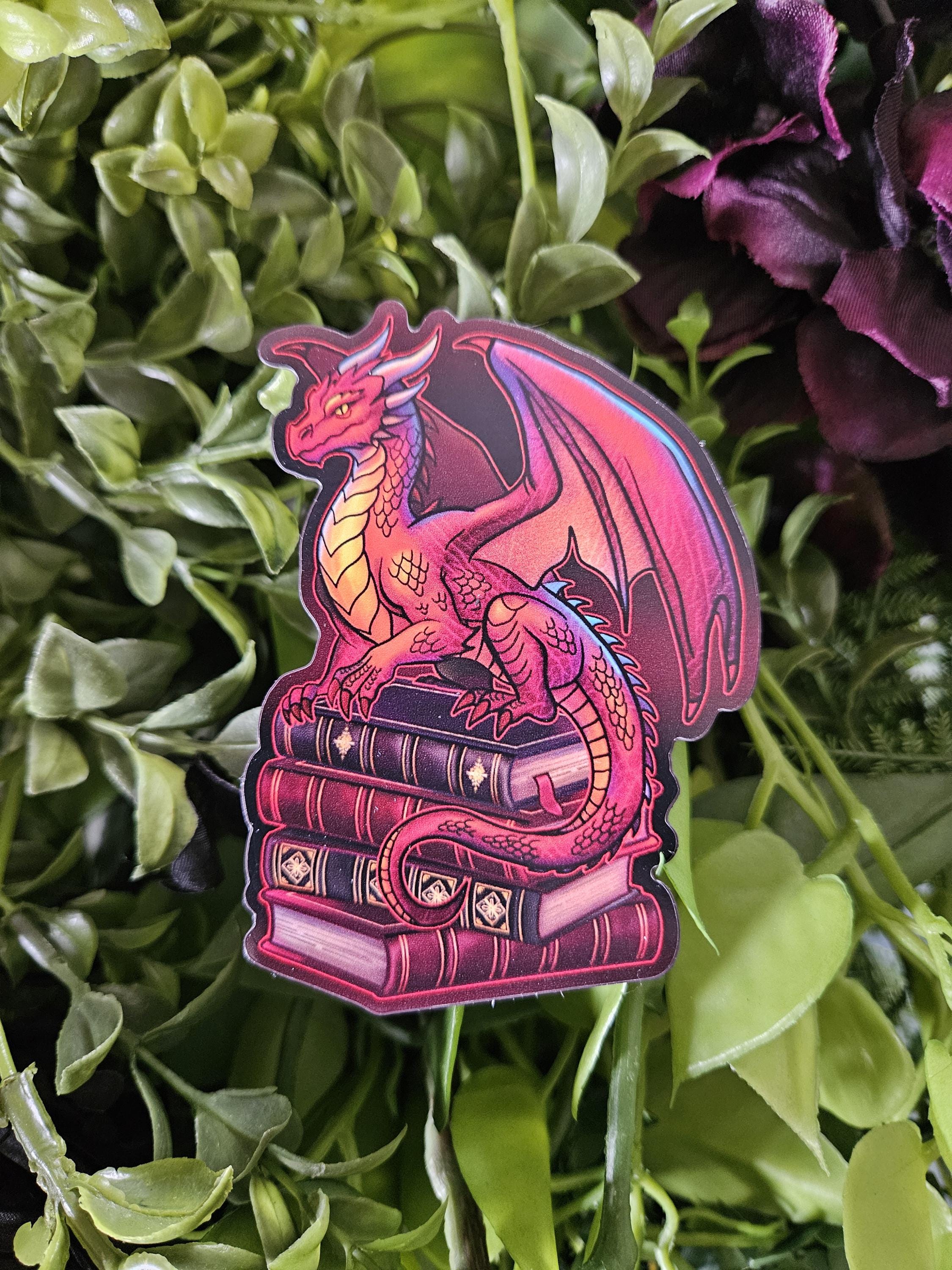 MAGNET: Gideon the Book Dragon Acornandcrowstudio